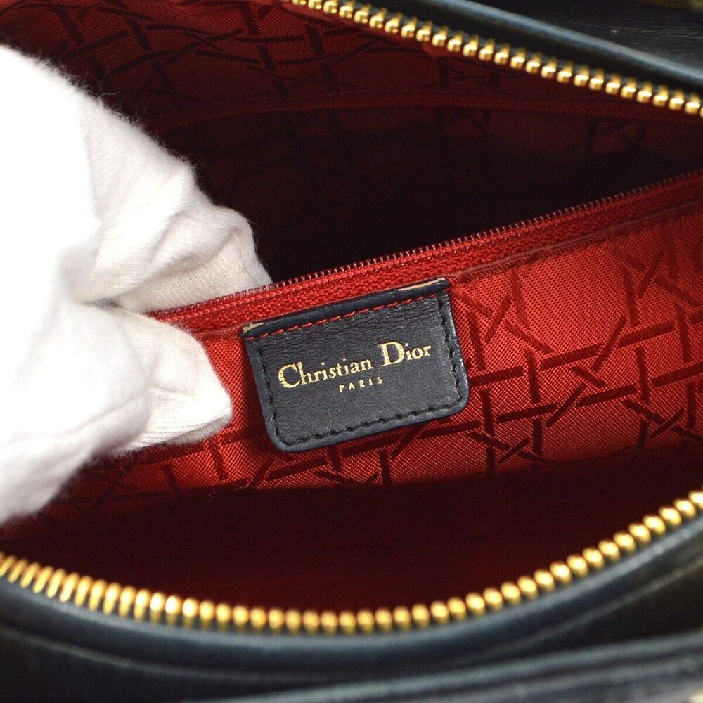 Christian Dior Black Lambskin Lady #126961D18B - Picture 9 of 10